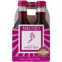 Barefoot - Sweet Red NV (4 pack cans) (4 pack cans)
