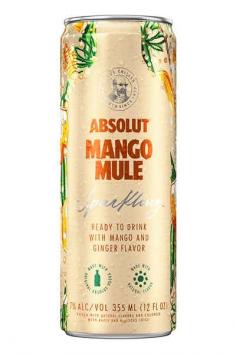 Absolut Cocktail Mango Mule 12oz (4 pack cans)