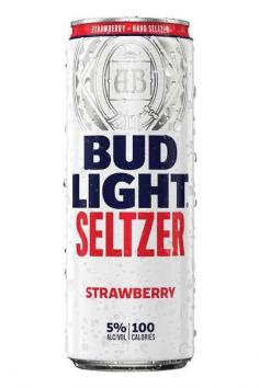 Bud Light Strawberry Seltzer 25oz Can