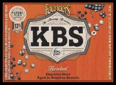 Founders KBS Hazelnut BA Imperial Stout 12oz Bottles