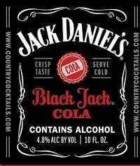 Jack Daniels Black Cola 12oz Bottles