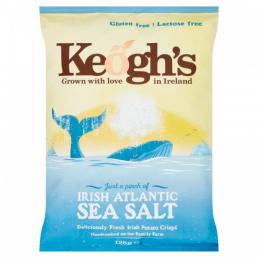 Keoughs Crisps - Irish Atlantic Sea Salt 4.4oz