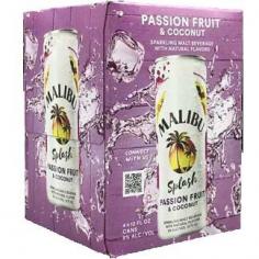 Malibu Splash Passion Fruit 12oz Cans