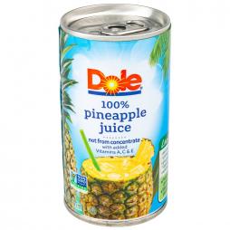 Dole - Pineapple Juice 6oz Can
